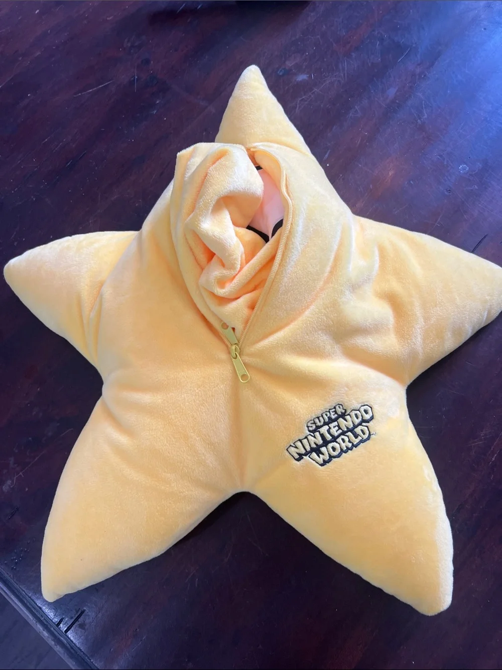 Super Mario Nintendo World Japan Star Question Block Reversible Plush Cushio